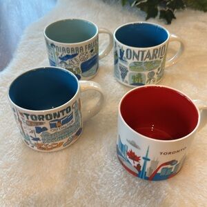 Starbucks collector mugs. All new without box
